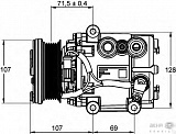 Компрессор кондиционера 12V