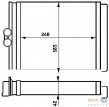 Радиатор печки OPEL VECTRA B