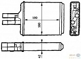 Радиатор печки OPEL VECTRA B