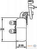 Осушитель кондиционера VOLVO C30,C70 II кабрио,S40 II (MS),V50 (MW)