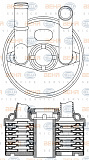 Радиатор АКПП (масляный) SEAT AROSA (6H),CORDOBA (6L2),IBIZA IV (6L1) SKODA FABIA Combi (6Y5),FABIA Praktik VW LUPO (6X1, 6E1),POLO (9N_)