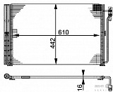 РАДИАТОР КОНДИЦИОНЕРА LAND ROVER  RANGE ROVER III 3,0-4,4L 02->