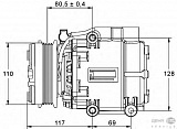 Компрессор кондиционера 12V