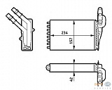 Радиатор печки RENAULT CLIO II (BB0/1/2_, CB0/1/2_),CLIO II фургон (SB0/1/2_)