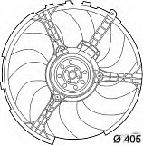 Вентилятор охлаждения двигателя FIAT STILO (192),STILO Multi Wagon (192)