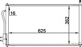 Радиатор кондиционера FORD FOCUS I 98-04