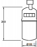 Осушитель кондиционера RENAULT GRAND SC?NIC II (JM0/1_),KANGOO / GRAND KANGOO (KW0/1_),MEGANE II (BM0/1_, CM0/1_),MEGANE II Coup?-Cabriolet (EM0/1_),MEGANE II седан (LM0/1_),MEGANE II универсал (KM0/1_),SC?NIC II (JM0/1_)
