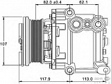 Компрессор кондиционера 12V