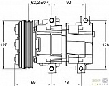 Компрессор кондиционера 12V