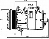 Компрессор кондиционера 12V