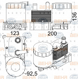 Масляный радиатор FORD FOCUS (DAW, DBW),FOCUS седан (DFW),FOCUS универсал (DNW)