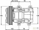 Компрессор кондиционера, AC manuell Ford Mondeo I 1.6 1.8 2.0
