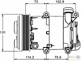 Компрессор кондиционера 12V