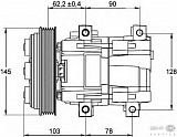 Компрессор кондиционера 12V