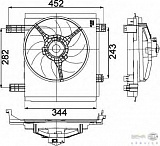 Вентилятор охлаждения двигателя SMART CITY-COUPE (450),FORTWO Cabrio (450),FORTWO купе (450)