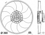 Вентилятор охлаждения двигателя RENAULT LAGUNA I (B56_, 556_),LAGUNA I Grandtour (K56_)