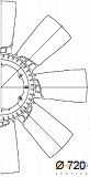 Крыльчатка вентилятора, охлаждение двигателя DAF 95 XF,XF 95