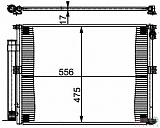 РАДИАТОР КОНДИЦИОНЕРА TOYOTA LAND CRUISER 120 3.0TD 02-