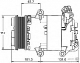 Компрессор кондиционера 12V