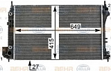 Радиатор охлаждения двигателя SAAB 9-3 (YS3F),9-3 кабрио (YS3F),9-3 универсал,9-3X