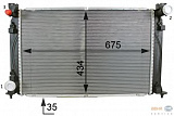 Радиатор охлаждения двигателя AUDI A6 (4F2, C6),A6 Avant (4F5, C6)