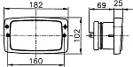 Основная фара, H4 T4W, слева, справа, с ближним светом, с дальним светом, с габаритом, галоген