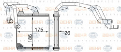 Теплообменник, отопление салона NISSAN QASHQAI / QASHQAI +2 (J10, JJ10)