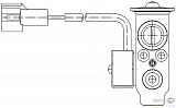 Расширительный клапан кондиционера, сзади MERCEDES-BENZ VIANO (W639),VITO / MIXTO фургон (W639),VITO автобус (W639)