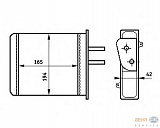 Радиатор печки FIAT BARCHETTA (183),PUNTO (176),PUNTO кабрио (176C) LANCIA Y (840A)