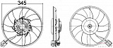 Вентилятор охлаждения двигателя, справа OPEL INSIGNIA,INSIGNIA Sports Tourer,INSIGNIA седан