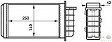 Радиатор печки ALFA ROMEO 145 (930),146 (930) FIAT BRAVA (182),BRAVO I (182),COUPE (FA/175),MAREA (185),MAREA Weekend (185)