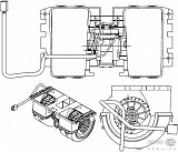 Моторчик печки MERCEDES-BENZ ECONIC