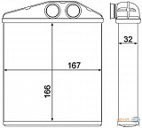 Радиатор печки OPEL CORSA C,TIGRA TwinTop