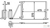 Конденсатор, кондиционер, с осушителем OPEL VECTRA B