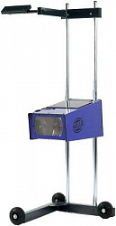 Реглоскоп (прибор для регулировки фар) SEG - Economy D (в сборе со стойкой, синий) с цифровым люксметром