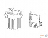 Резистор отопителя салона BMW E46/X3