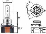 Лампа H15 12V 15/55W (PGJ23t-1)