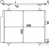 Конденсатор, кондиционер, с осушителем CITROEN C8 (EA_, EB_),JUMPY,JUMPY фургон FIAT ULYSSE (179AX) LANCIA PHEDRA (179) PEUGEOT 807 (E),EXPERT Tepee (VF3V_),EXPERT фургон (VF3A_, VF3U_, VF3X_)