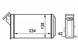 Радиатор печки CITROEN AX (ZA-_) PEUGEOT 106 I (1A, 1C)