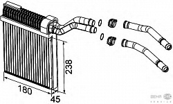 Радиатор печки FORD GALAXY (WA6),MONDEO IV (BA7),S-MAX (WA6)