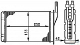 Радиатор печки 8FH351311-051