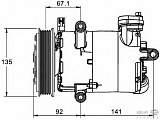 Компрессор кондиционера 12V