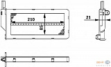 Радиатор печки PEUGEOT 307 (3A/C),307 Break (3E),307 CC (3B),307 SW (3H)