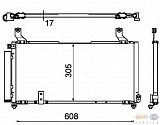 Конденсатор, кондиционер, с осушителем SUZUKI LIANA (ER),LIANA универсал (ER)