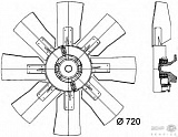 Вентилятор охлаждения двигателя DAF 95