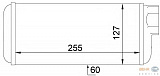 Радиатор печки SKODA FAVORIT (781),FAVORIT Forman (785),FAVORIT пикап (787)