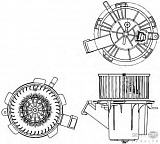 Моторчик печки SMART FORTWO Cabrio (451),FORTWO купе (451)