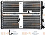 Радиатор охлаждения двигателя SEAT AROSA (6H) VW LUPO (6X1, 6E1),POLO (6N2)