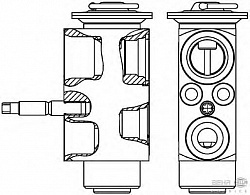 Расширительный клапан кондиционера BMW 3 (E46),X3 (E83) MINI PACEMAN (R61)