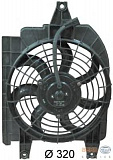 Вентилятор кондиционера KIA RIO седан (DC_),RIO универсал (DC)
